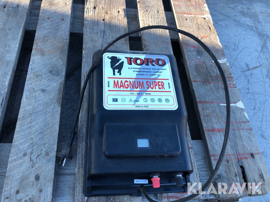 Elstängselapparat Toro Magnum Super