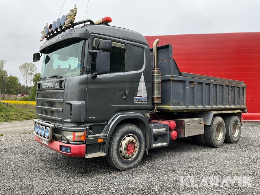Lastbil / tippbil Scania R144 6x2 NZ 530 V8