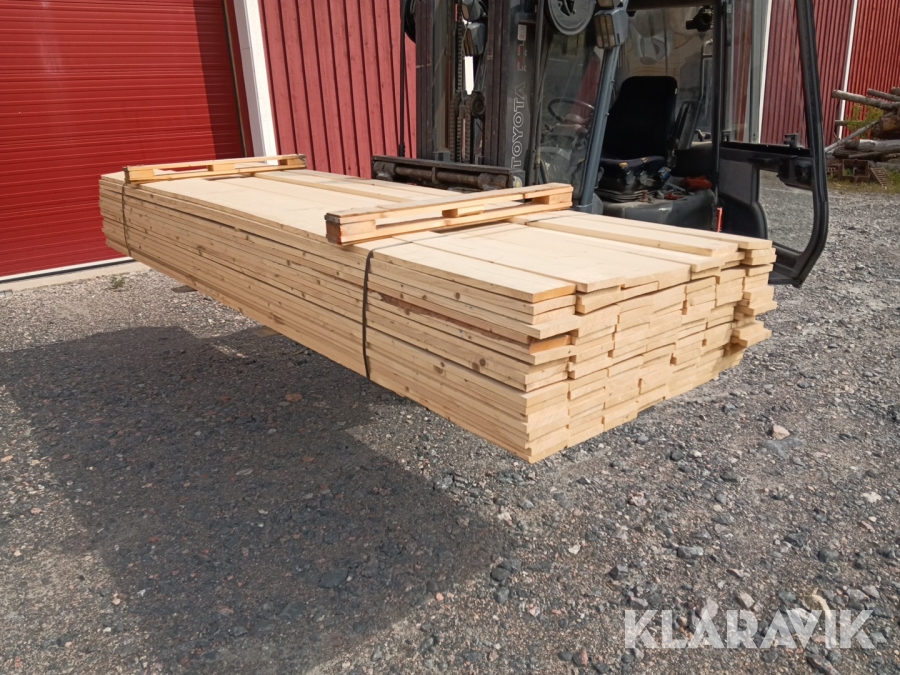 Ytterpanelbräda 22x145mm finsågad
