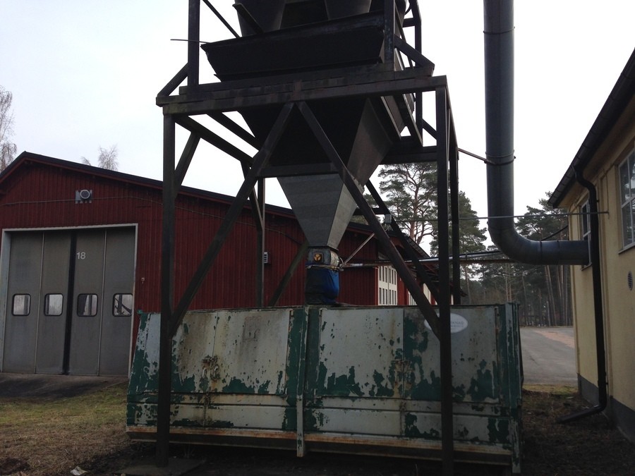 Spånsug Spånsuganläggning till sågverk snicker