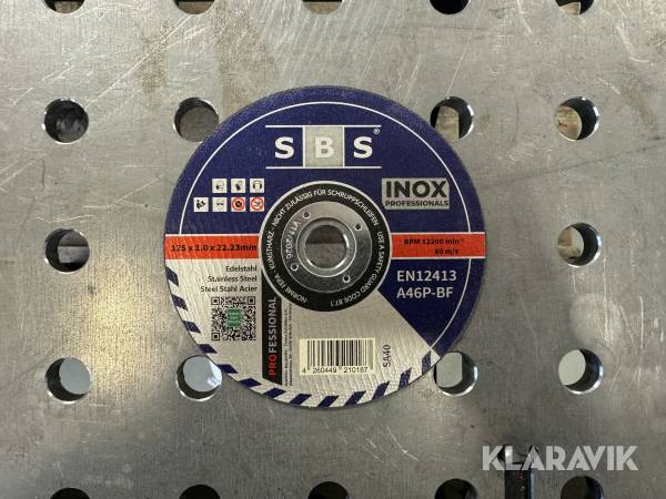 Kapskivor SBS 2024 50-pack 125x1 mm