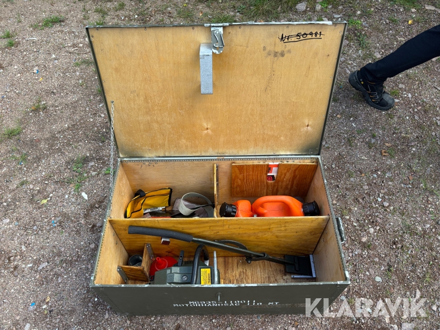 Motorsåg Husqvarna 444SE med tillbehör