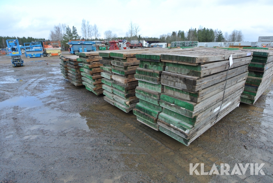 Ställningstrall Haki Trä 485X1950mm 150st