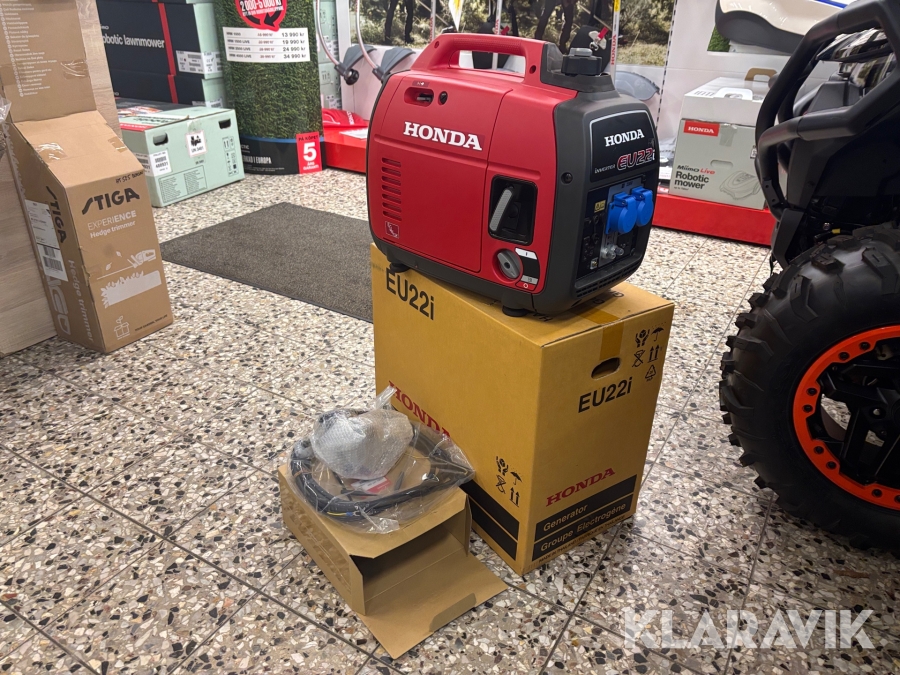 Elverk Honda EU22i med paralellkopplingskit