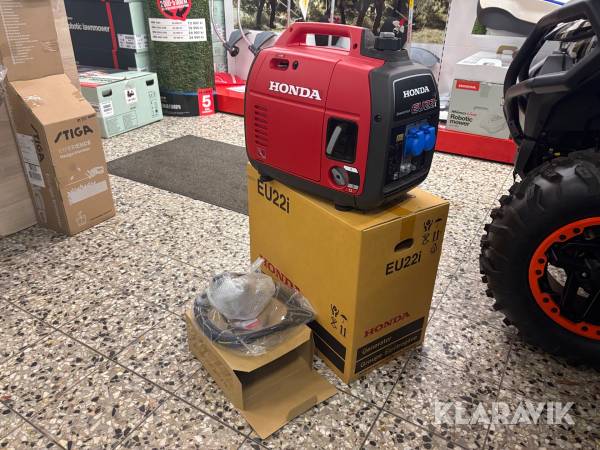 Elverk Honda EU22i med paralellkopplingskit
