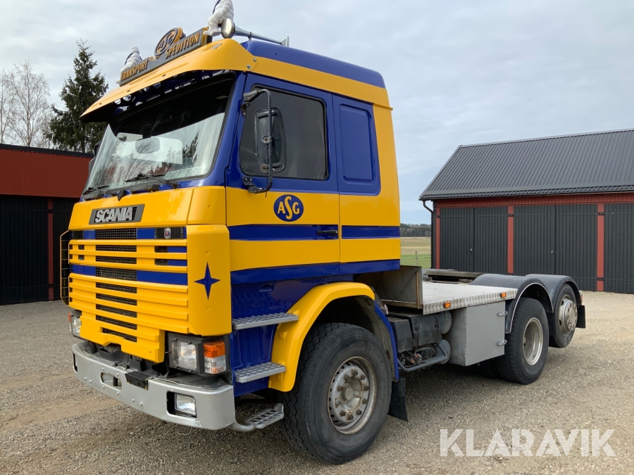 Veteranlastbil dragbil Scania R143ML 6X2