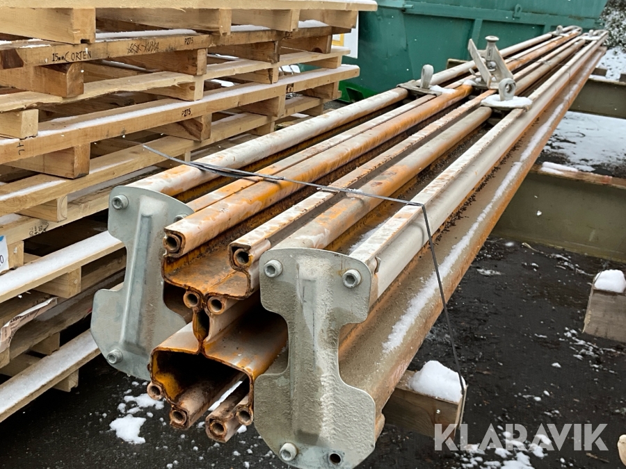 Telferbalk och motor Demag inkl vagnar och kablage