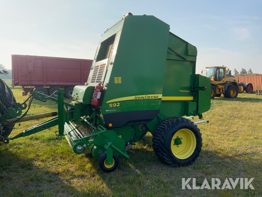 Rundbalspress John Deere 592 Premium