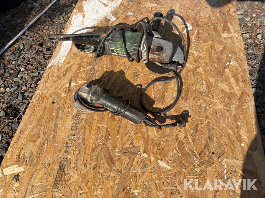 Vinkelslipar AEG 1800 + metabo