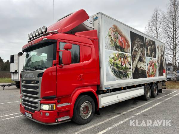 Distributionsbil Scania G450 Kyl/Frysskåp