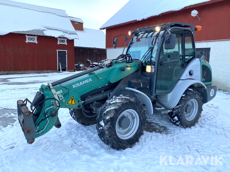 Teleskophjullastare Kramer KL30.5T med redskap