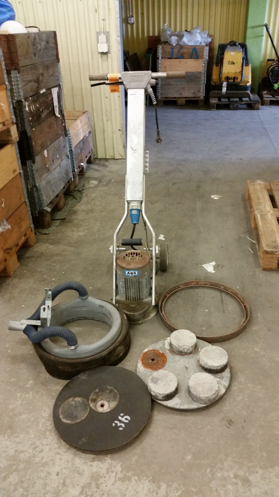 Golvslipmaskin betong