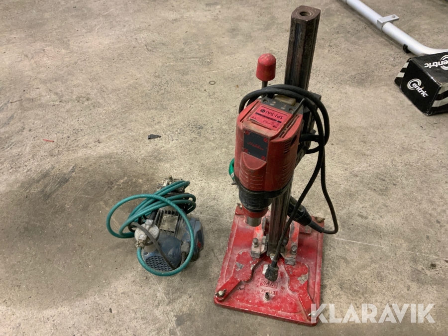 Kärnborrmaskin Hakken med vaccumpump