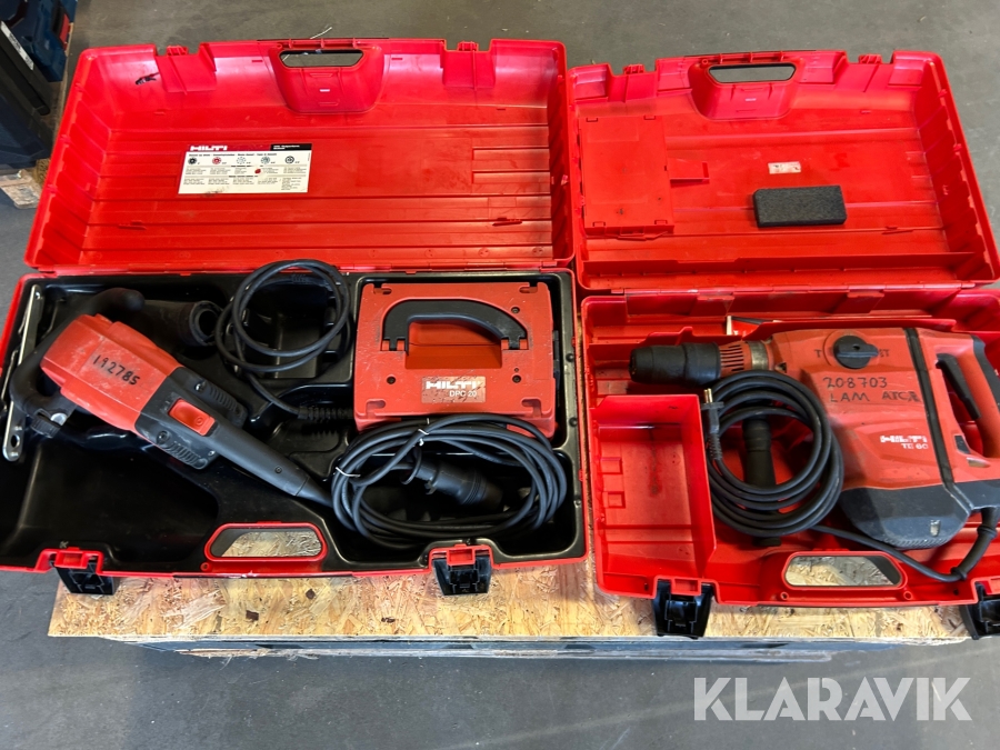 Kombihammare 1 st, Slipmaskin 1 st Hilti