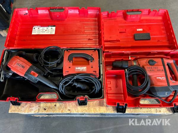 Kombihammare 1 st, Slipmaskin 1 st Hilti