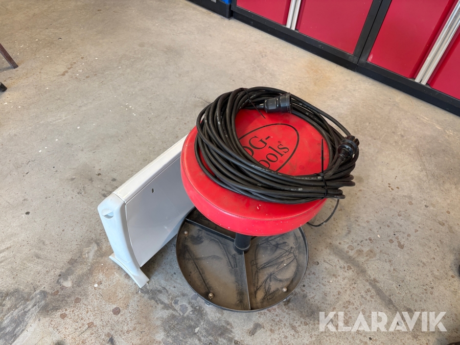 Verkstadspall, skarvkabel och element