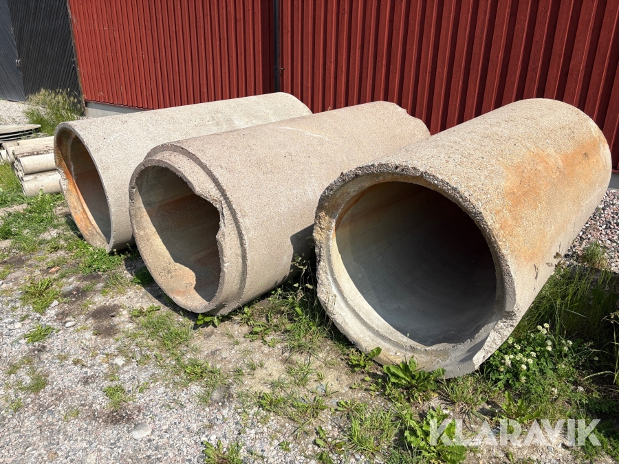 Betongrör 3 st 200x100