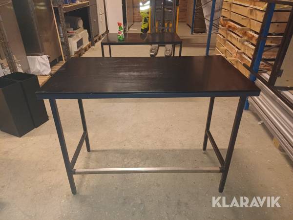 Ståbord svart