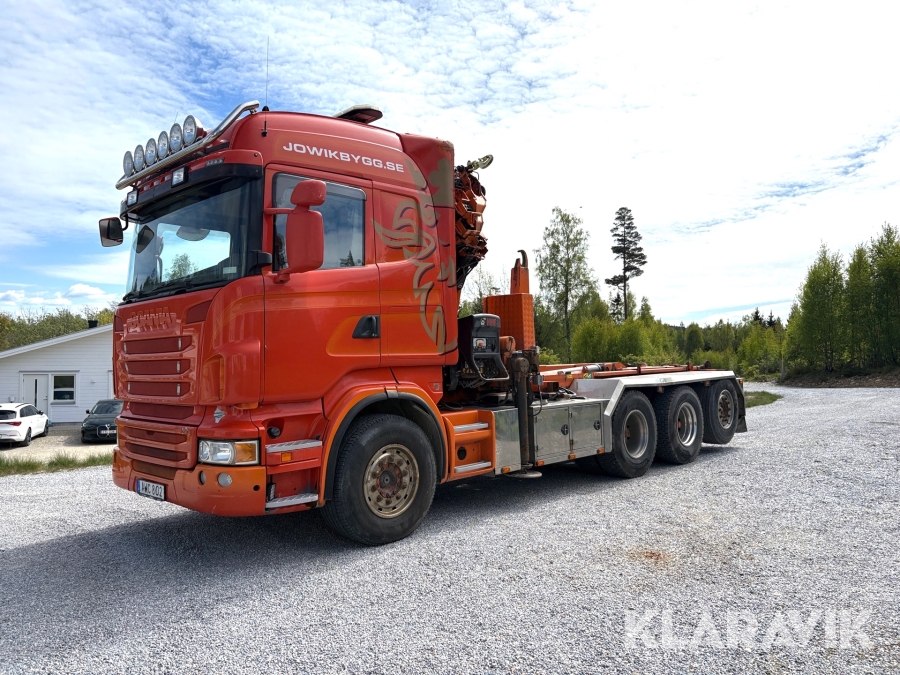 Kranväxlare Scania R480 8x4