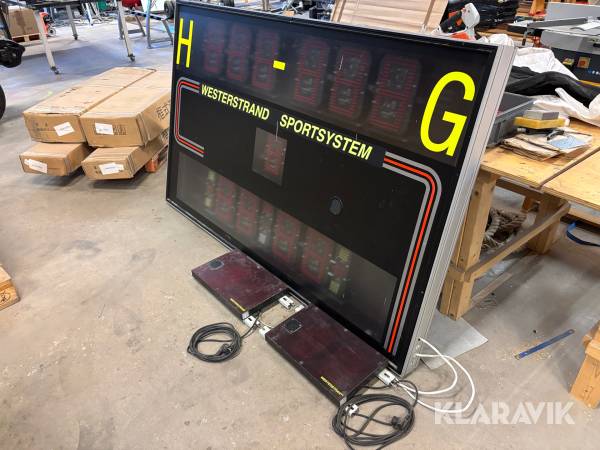 Resultattavla Westerstrand