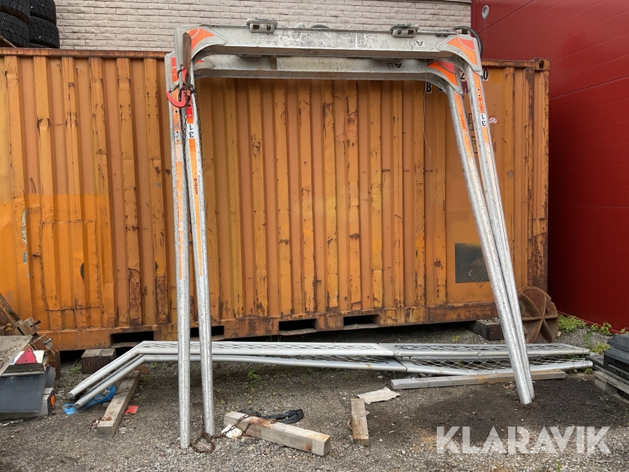 Bankar med stakar 4st EXTE 2,90m