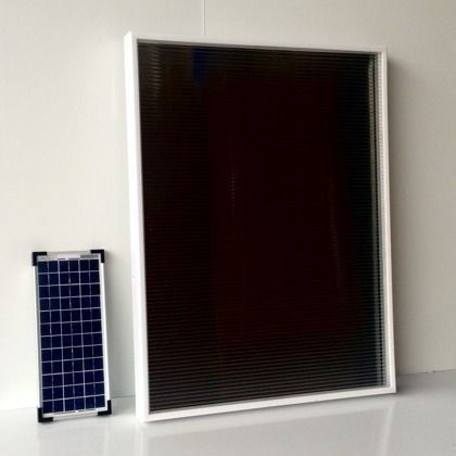 Solfläkt med solceller (NY)