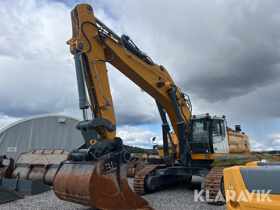 Grävmaskin Liebherr R966 LC-V med tandskopa