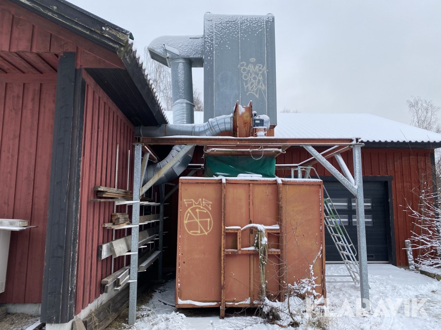 Stor spånsugsanläggning Prima-vent A/S