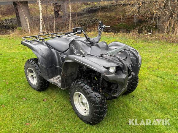 ATV Yamaha Grizzly 700 FI Special Edition med plog