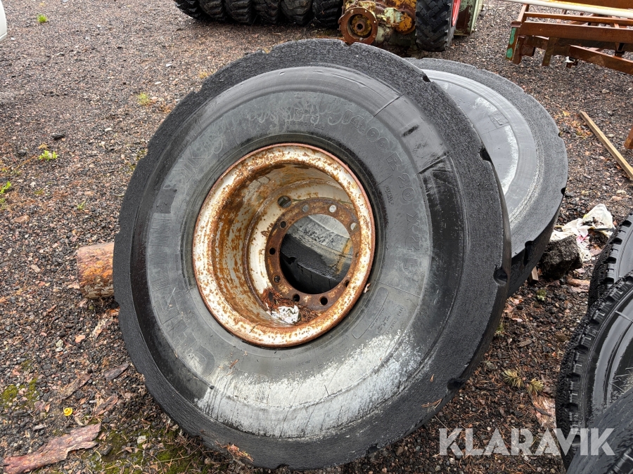 Gruvdäck/Lastbilsdäck Michelin X 2st 14.00-20