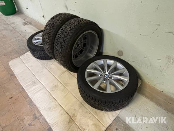 Däck med fälg 245/50R18 Nokian Hakkapeliitta 4st