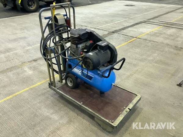 Kompressor Abac Lt.50 med kärra