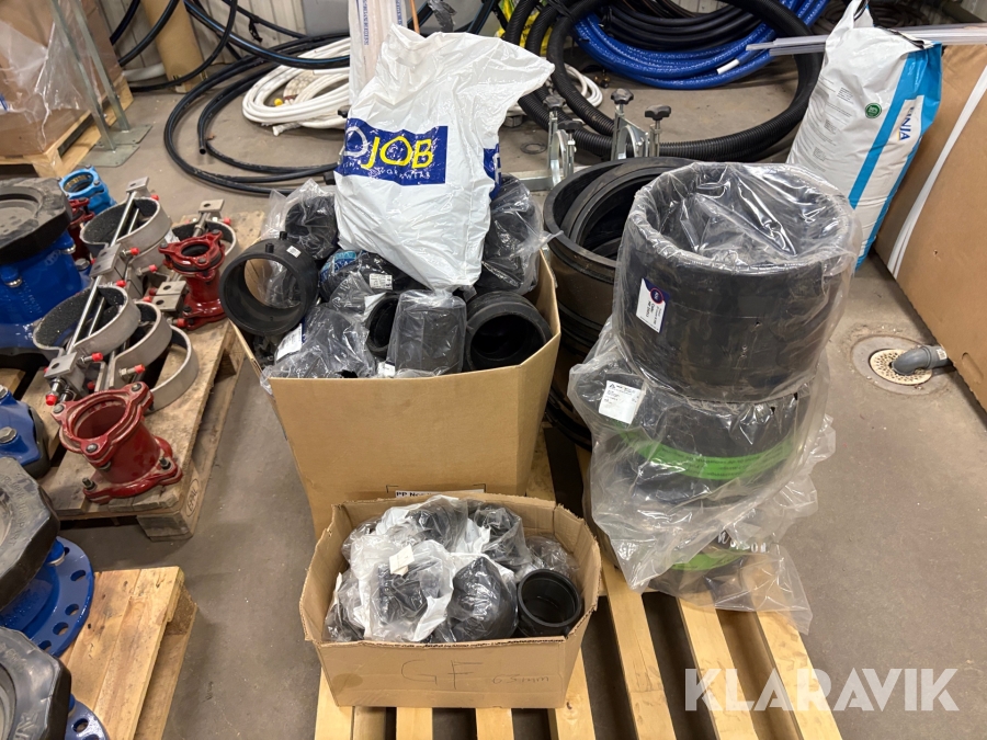 Svetskopplingar olika storlekar