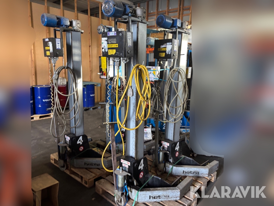 Enpelarlyft Hetra RGZ 6-16x4 7500 kg. 4 st