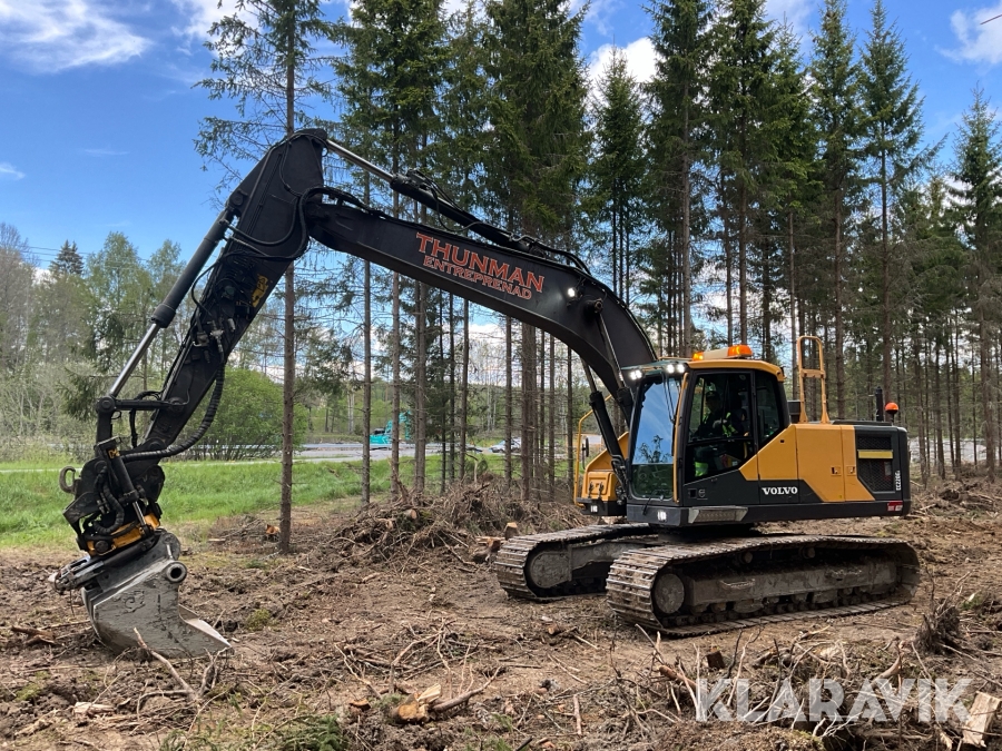 Grävmaskin Volvo EC220EL gps/tilt/skopor