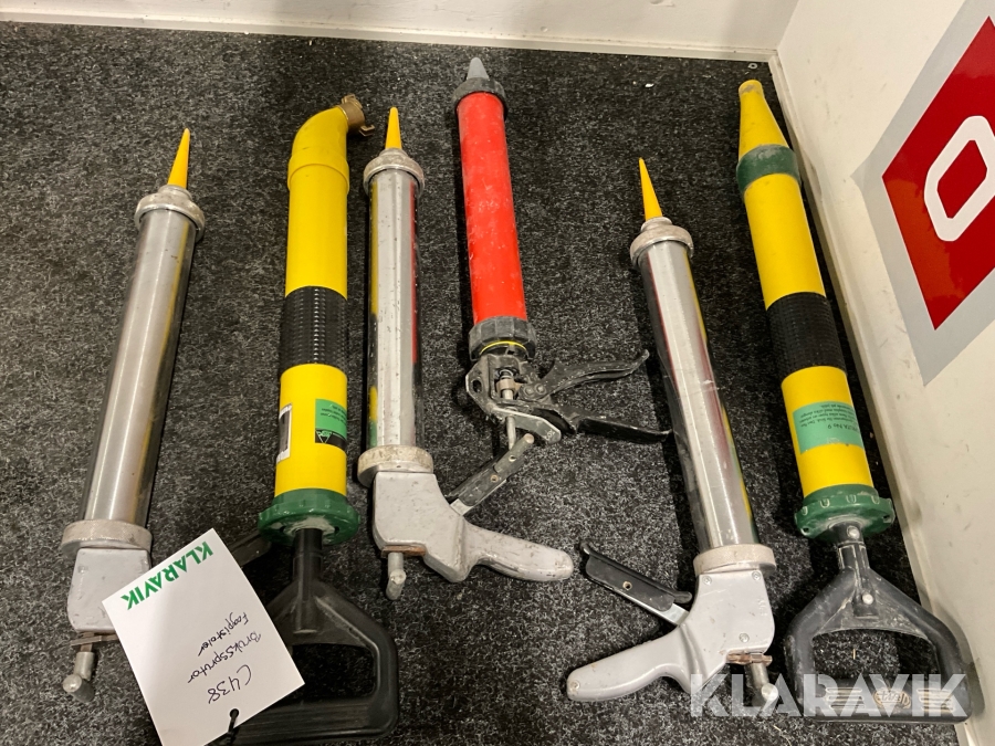 Bruks och fogsprutor 6st