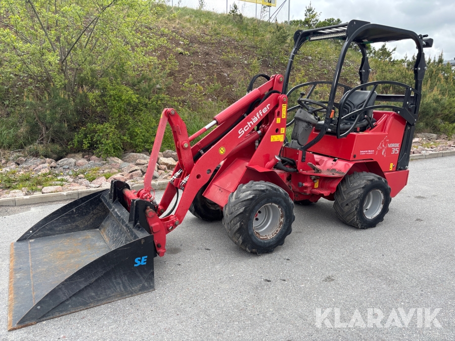 Hjullastare Schäffer 2030S med skopa