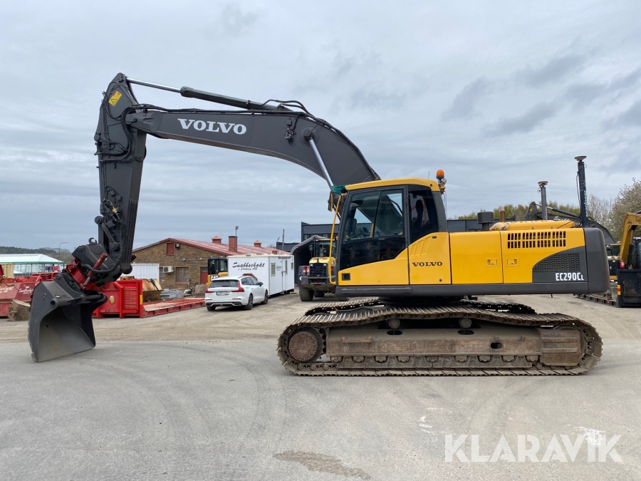 Bandgrävare Volvo EC290 CL Grävsystem