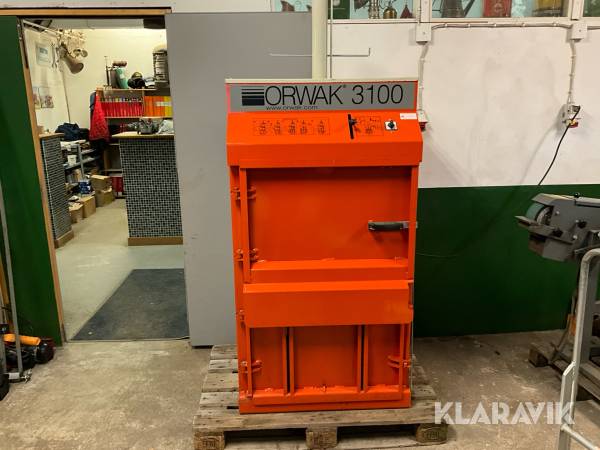 Balpress för Wellpapp Orwak 3100