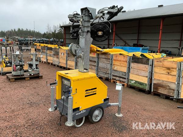 Belysningsmast Atlas Copco HiLight E3+