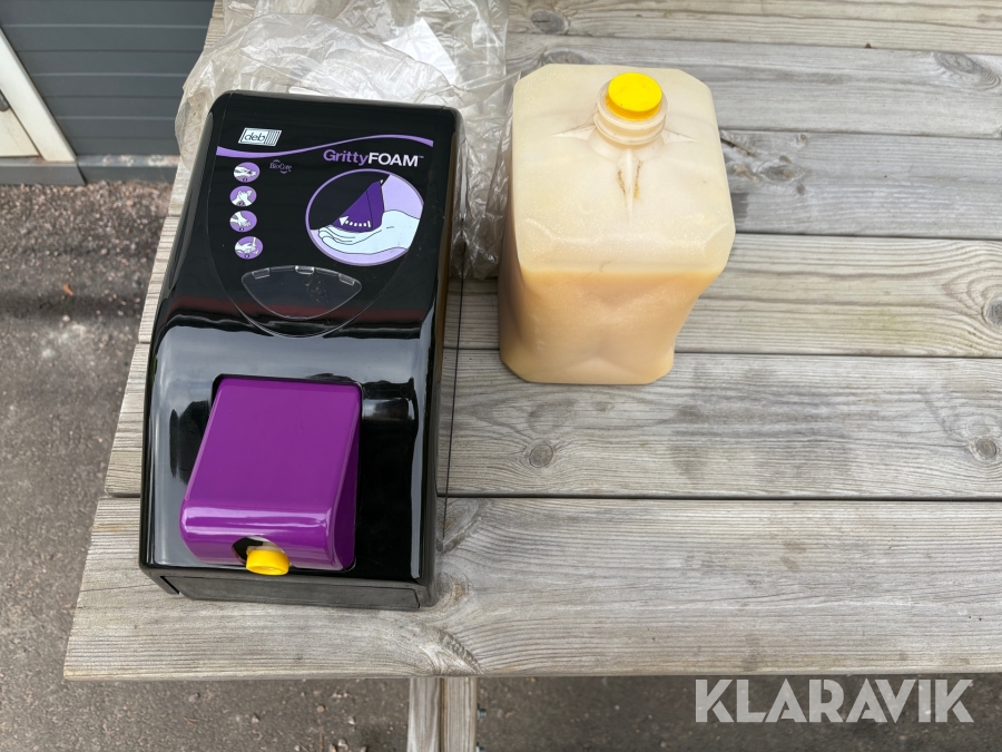 Tvålpumpautomat GrittyFOAM med tvål