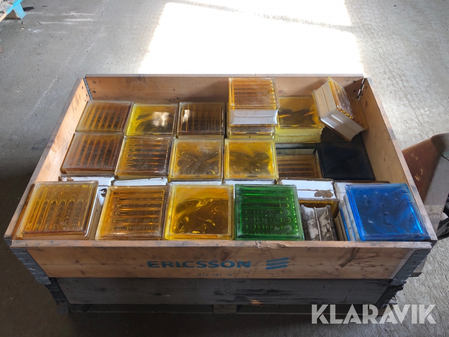 Betongglas 45 st 19x19x10 cm