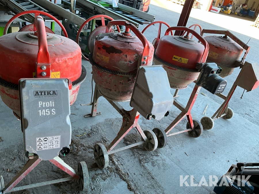 Bruksblandare 4st Atika Mix 13A , Orofi 145 S och okänd modell