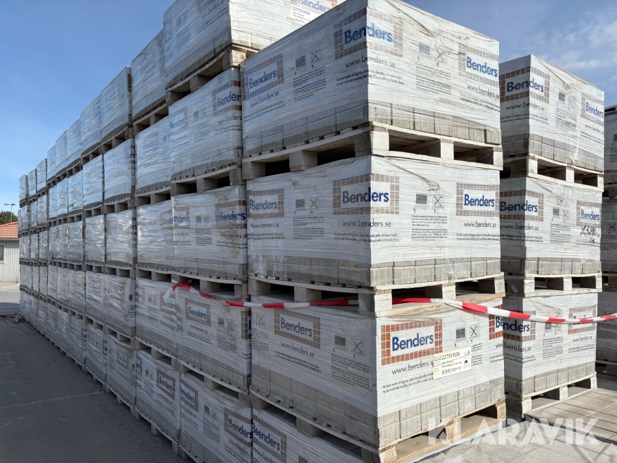 Marksten Benders Bas fasad vit-div färg 25st pallar