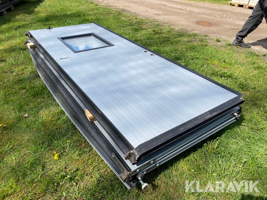 Industriport med gångdörr Allhabo