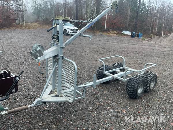 Skogsvagn till fyrhjuling Carlmans