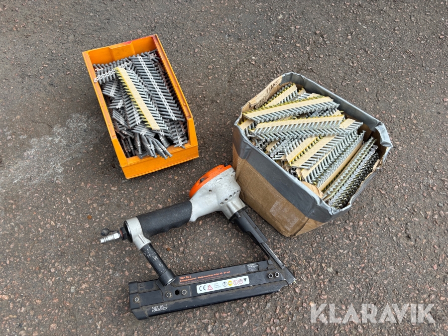 Ankarspikspistol Tjep BS-1 med 2 lådor spik