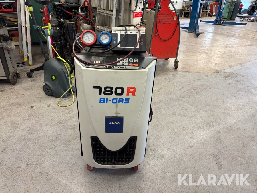AC maskin Texa 780R S BI-GAS kombimaskin