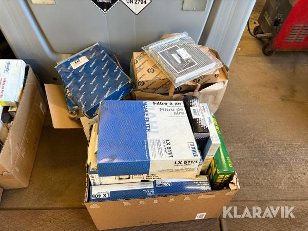 Diverse luft & kupéfilter va 35 st