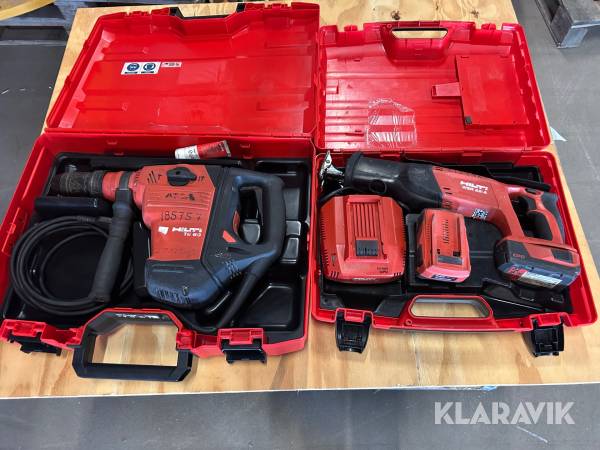 Kombihammare 1 st, Tigersåg 1 st Hilti TE 60 ATC/AVR / WSR 22A
